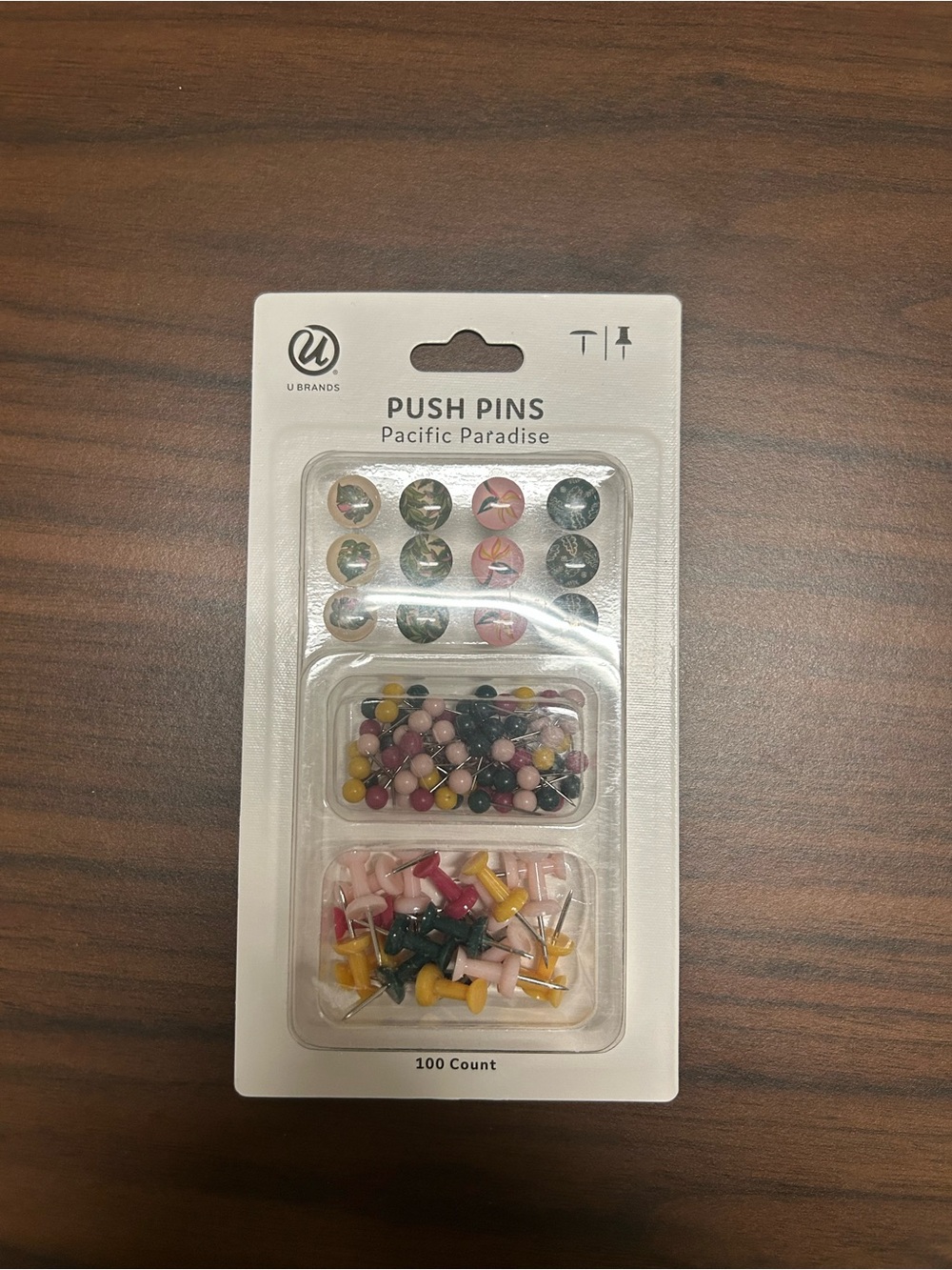 Pacific Paradise Push Pins - Multicolor